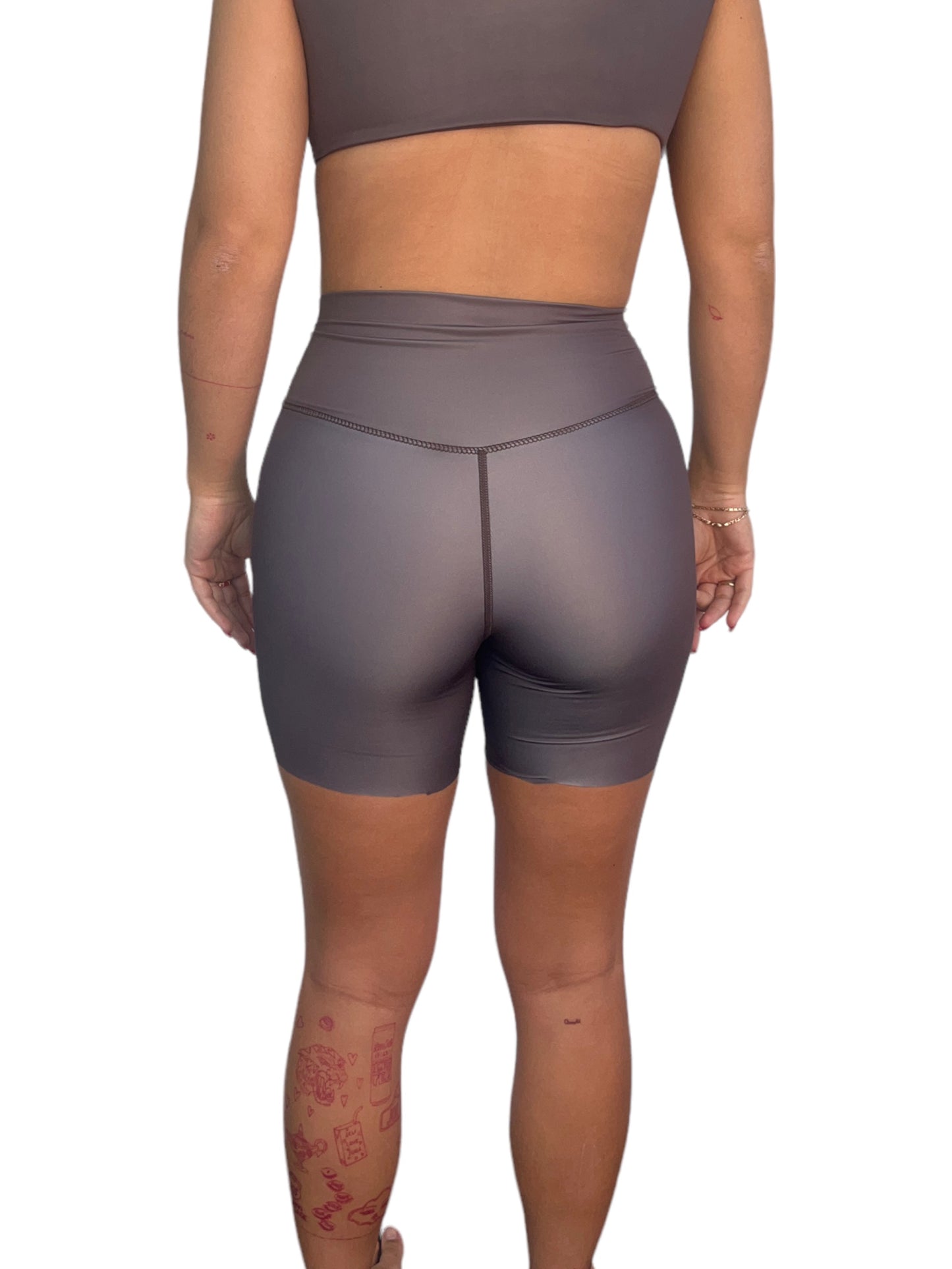 Dark Chocolate Cross Shorts