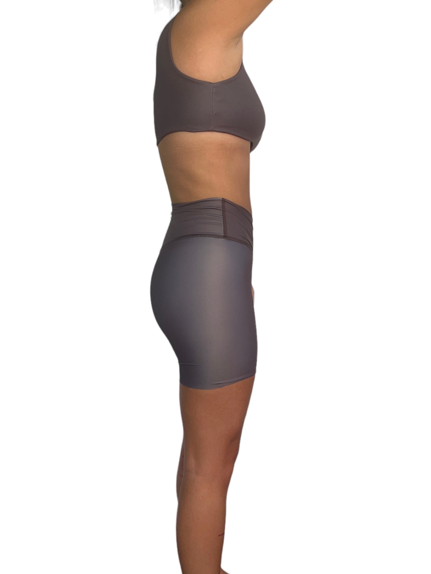 Dark Chocolate Cross Shorts