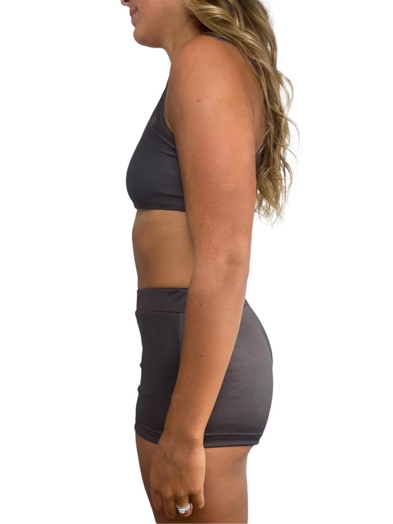 Dark Chocolate One Strap Top