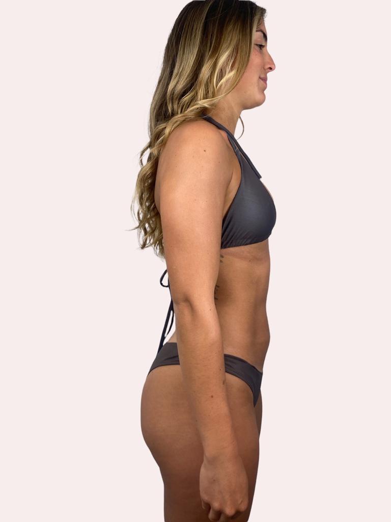 Dark Chocolate Bikini Top
