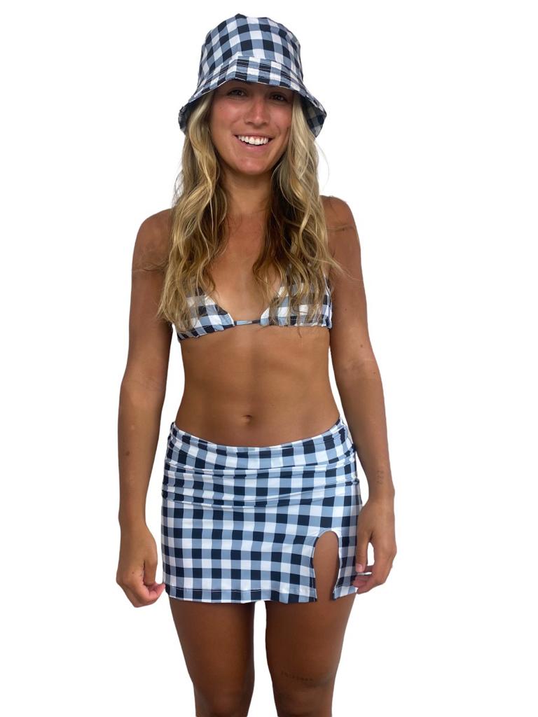 Checker Bucket Hat