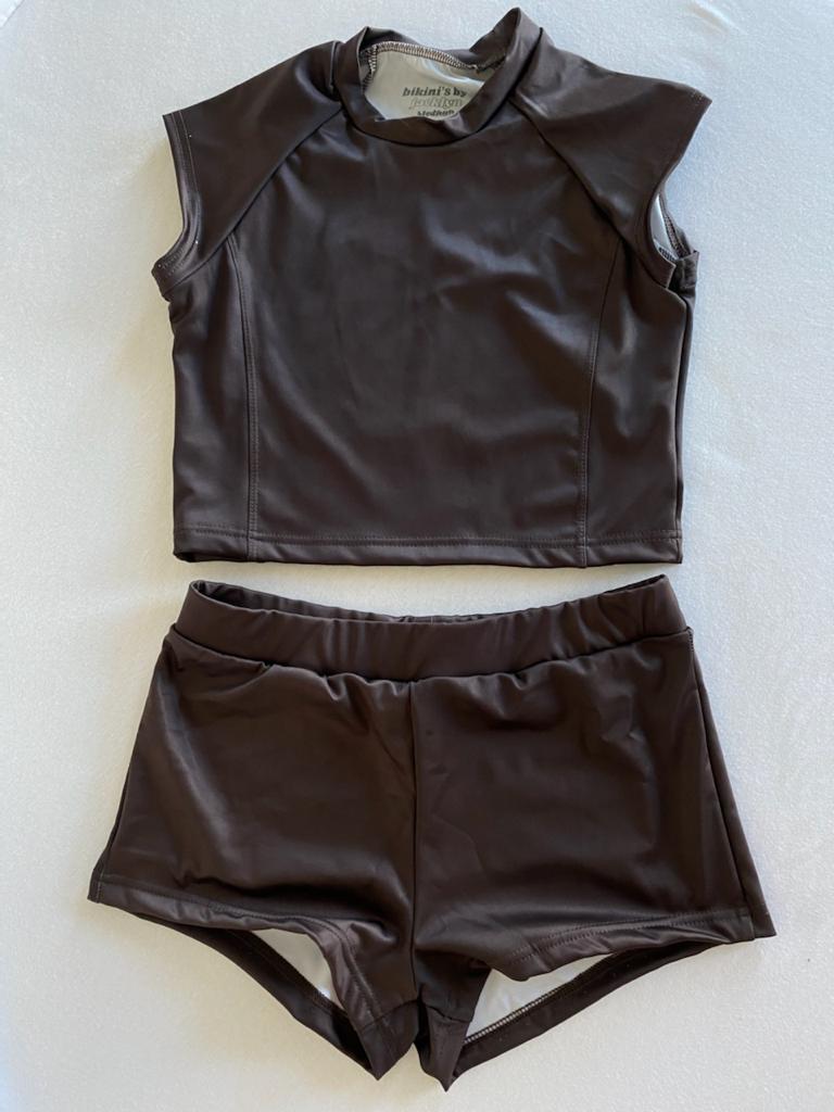 Dark Chocolate Active Shorts