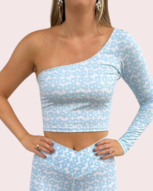 BB Blue Yoga Top