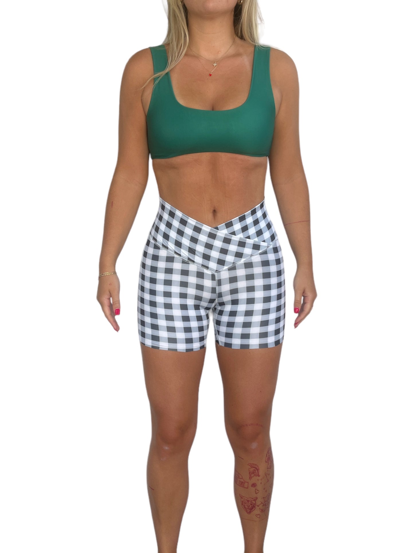 Checker Cross Shorts
